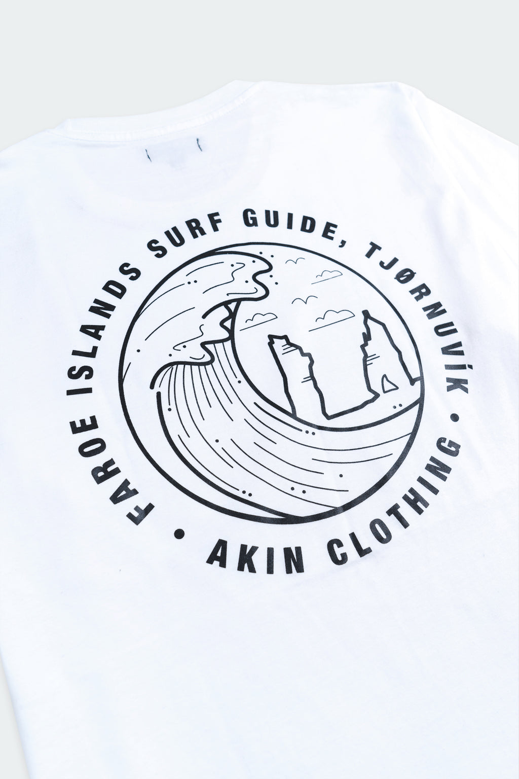 Faroe Islands Surf Guide x Akin - White