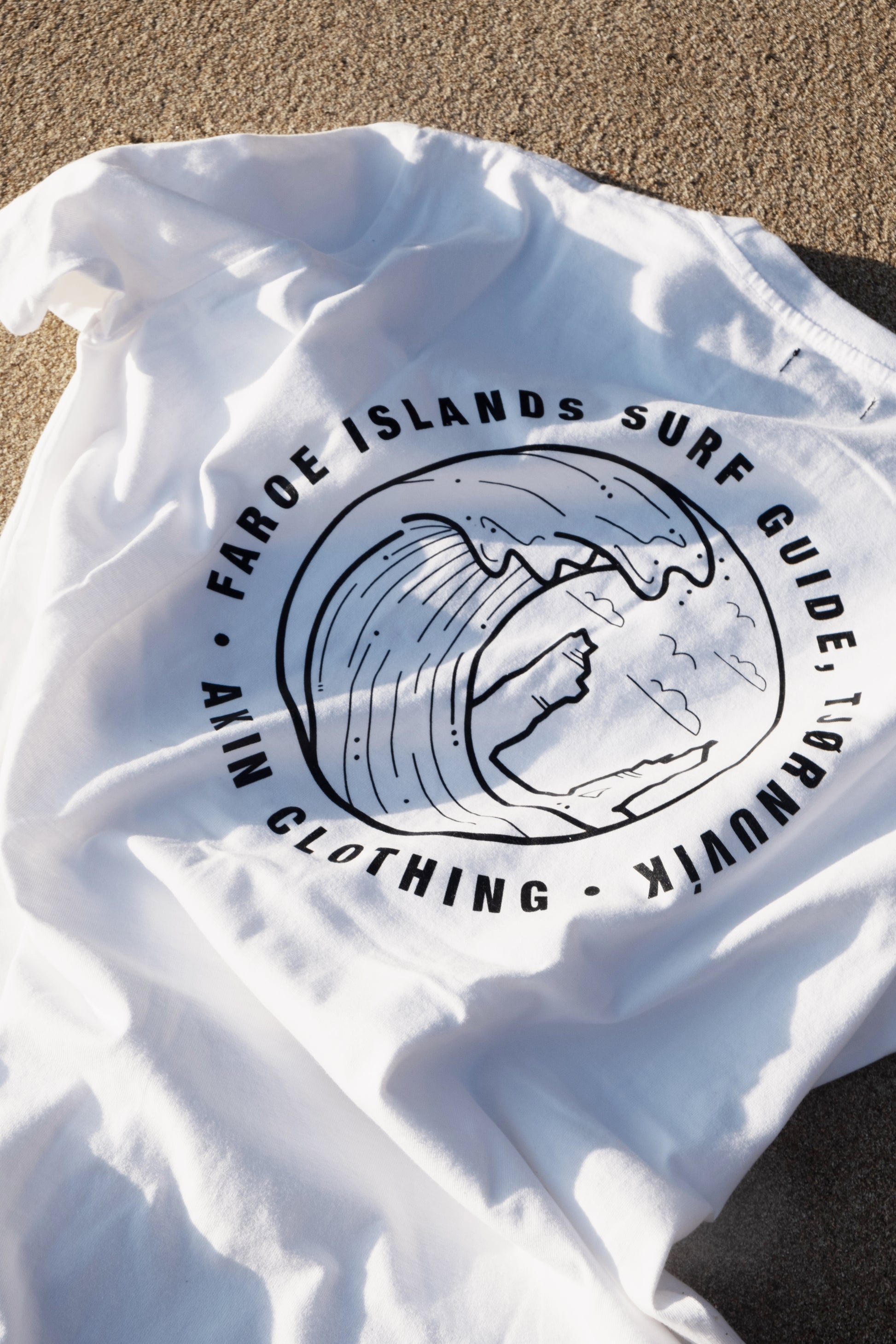 Faroe Islands Surf Guide x Akin - White