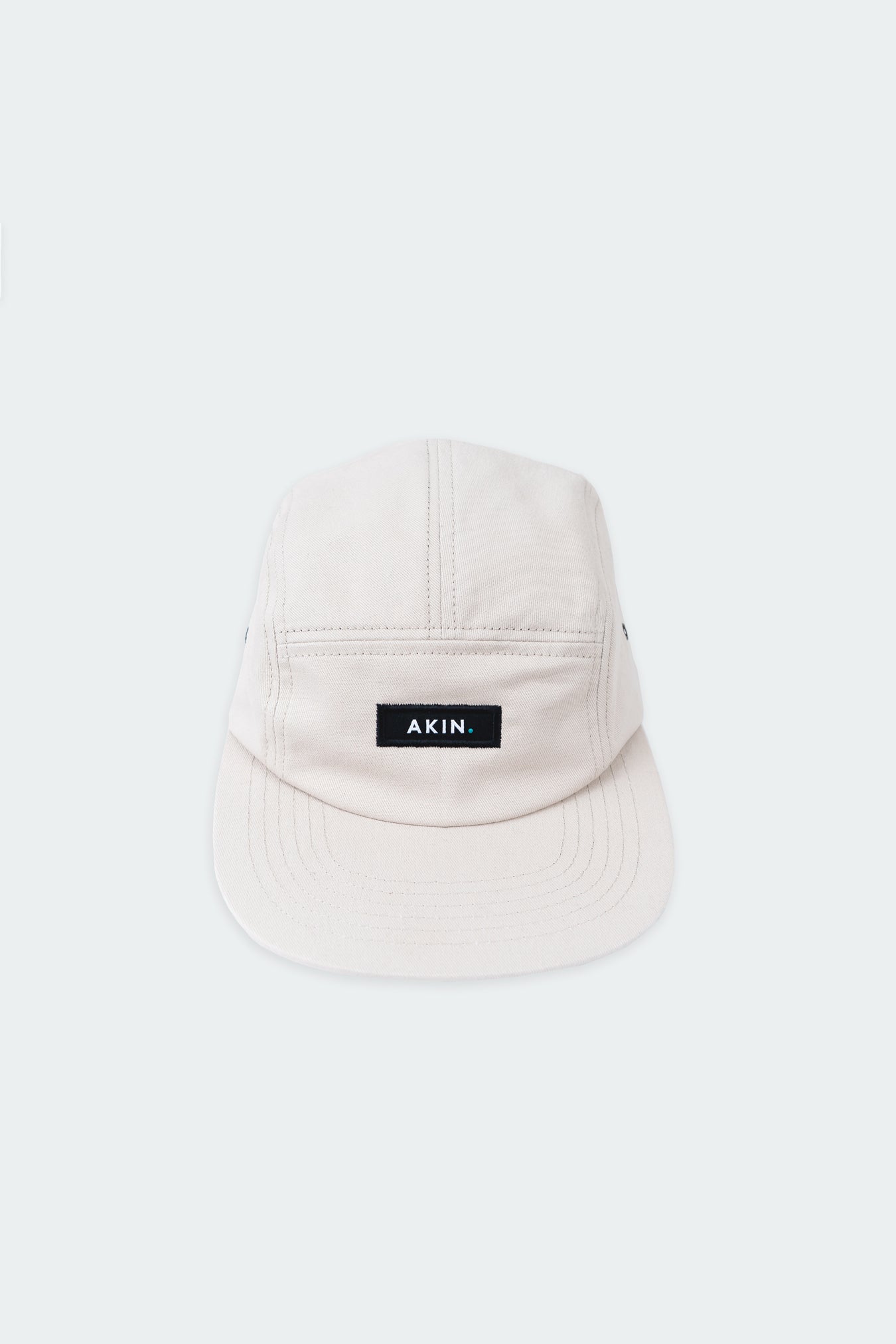Akin Five Panel Cap - Beige